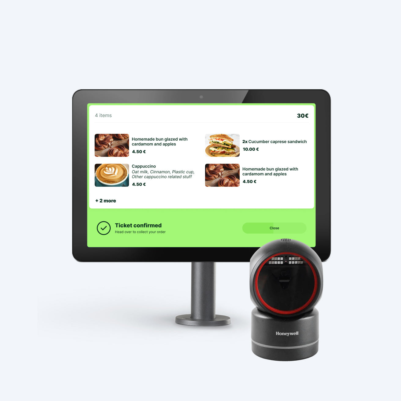 QR Validation Station pole mount
